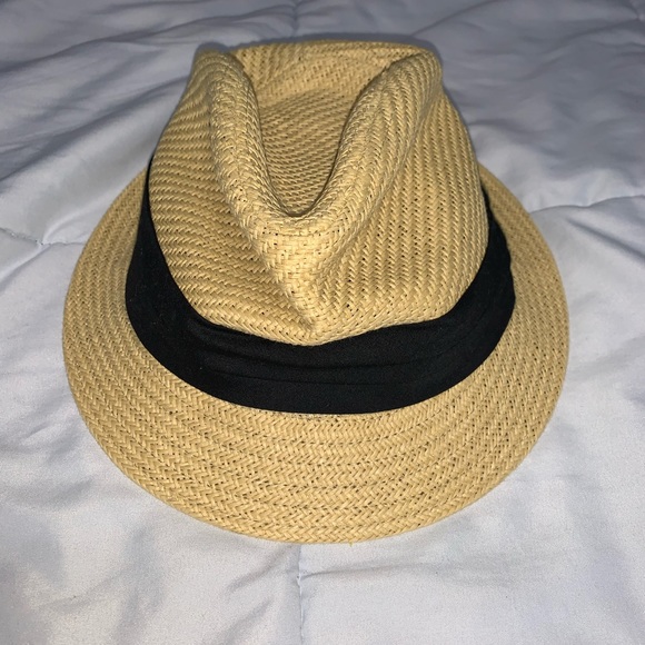 straw homburg hat